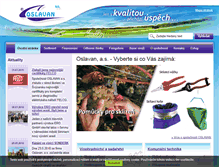 Tablet Screenshot of oslavan.cz