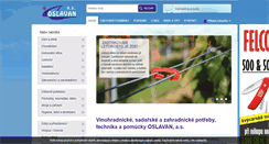 Desktop Screenshot of eshop.oslavan.cz