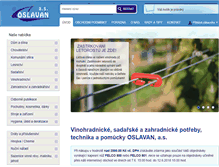 Tablet Screenshot of eshop.oslavan.cz